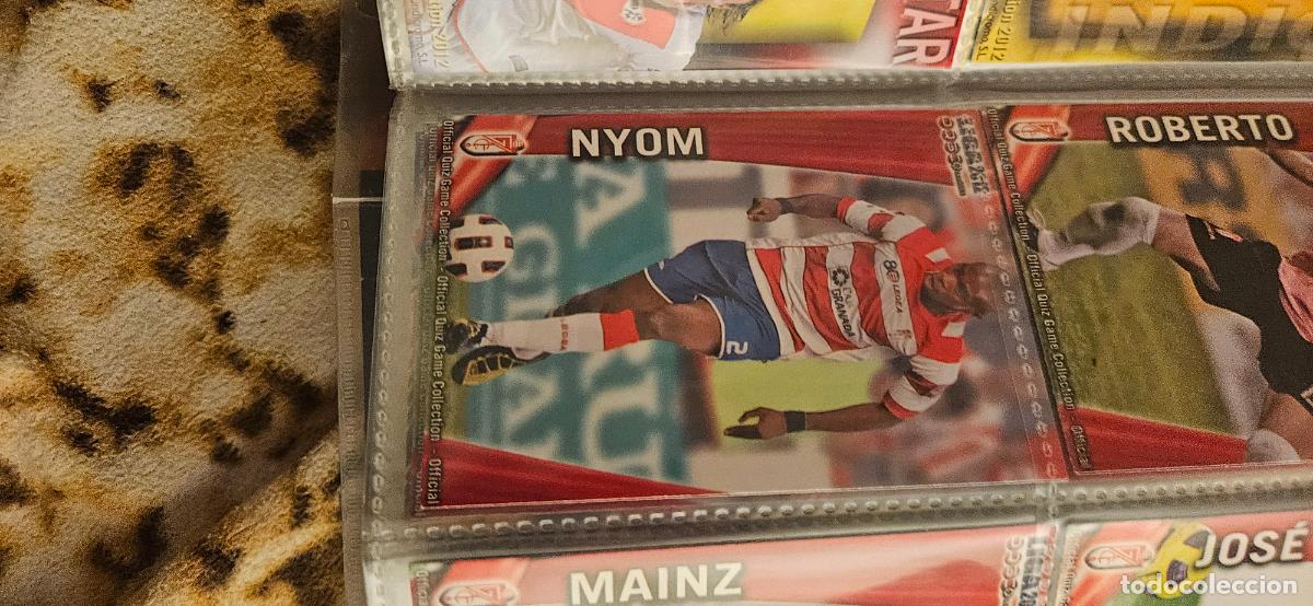 Cromos de f&uacute;tbol: 520 Nyom - Granada CF - quiz game 2011 2012 sport mundicromo trading card