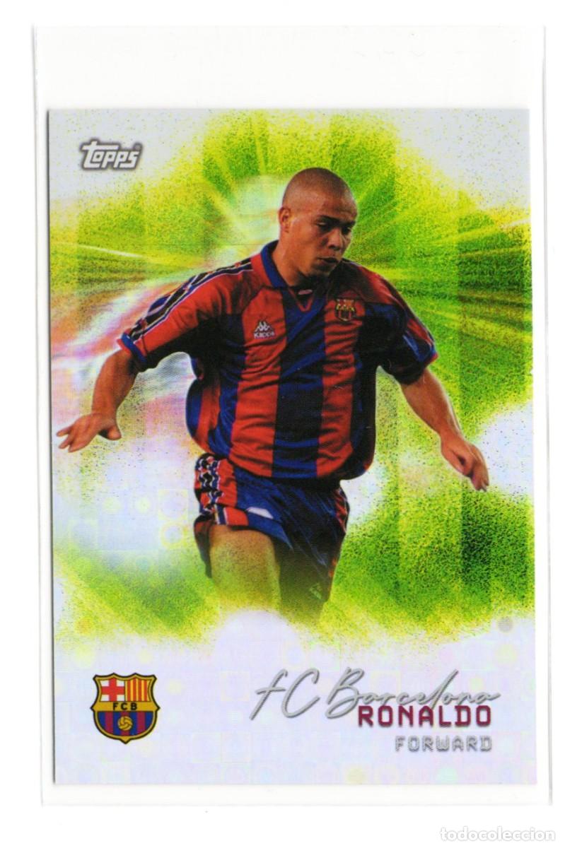 Cromos de f&uacute;tbol: Ronaldo Nazario Barcelona Team Set