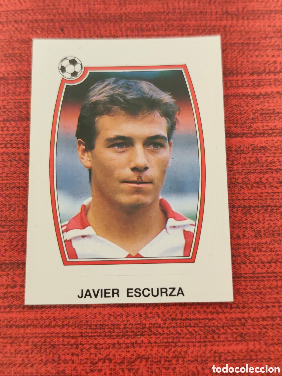 Cromos de f&uacute;tbol: 57 ESCURZA ATHLETIC BILBAO F&Uacute;TBOL 92-93 PANINI