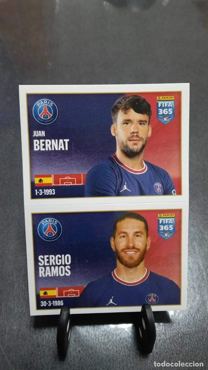 Cromos de f&uacute;tbol: Fifa 365 2021 2022 Bernat Sergio Ramos 170 Paris Saint Germain Sin Pegar