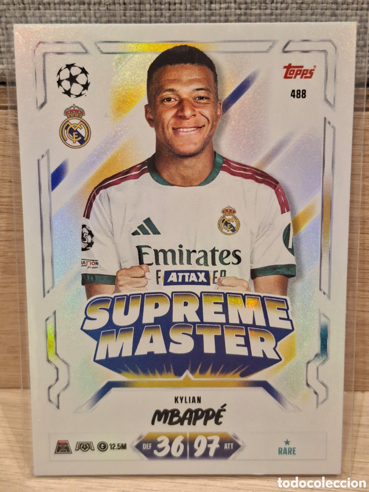 Cromos de f&uacute;tbol: #488 Mbapp&eacute; - Supreme Master - Foto 1