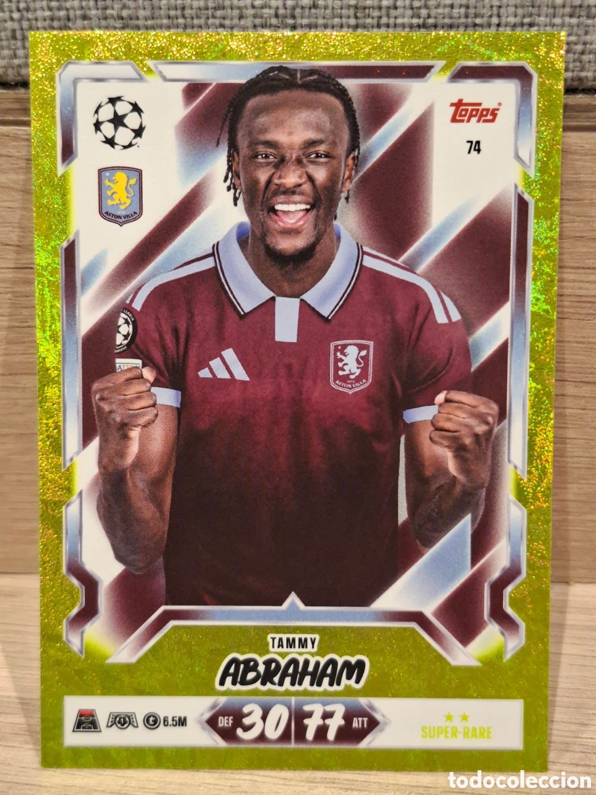 Cromos de f&uacute;tbol: #74 Abraham - Topps Match Attax 20th Anniversary