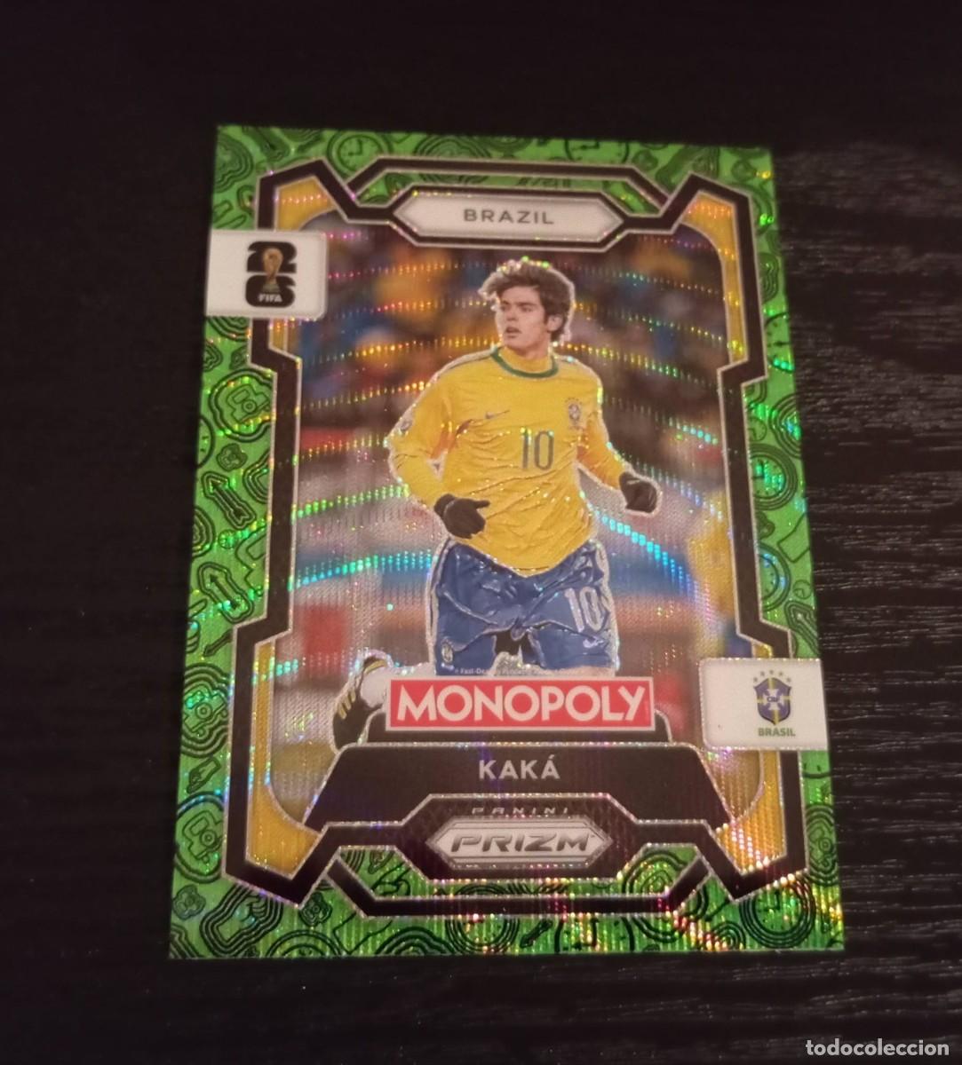 Cromos de f&uacute;tbol: -PANINI MONOPOLY PRIZM FIFA WORLD CUP 2026 : 19 KAKA ( BRASIL ) -- VERDE GREEN --