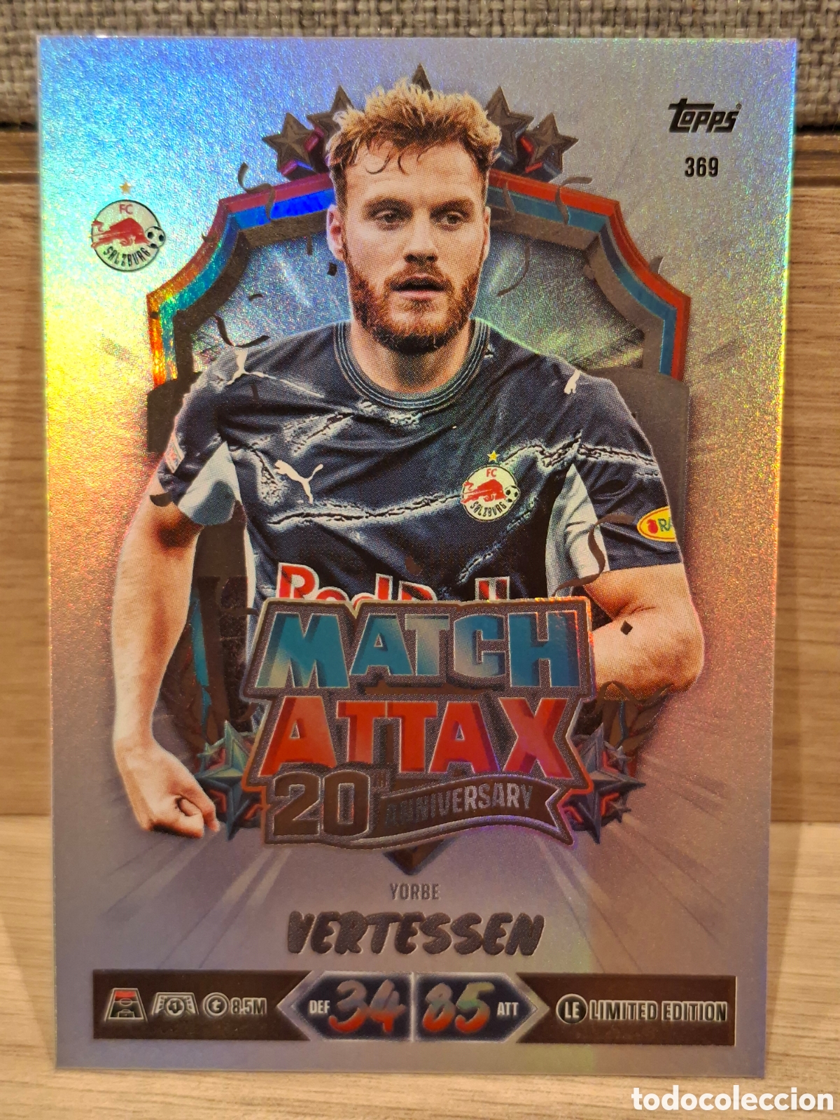 Cromos de f&uacute;tbol: #369 Vertessen - Limited edition