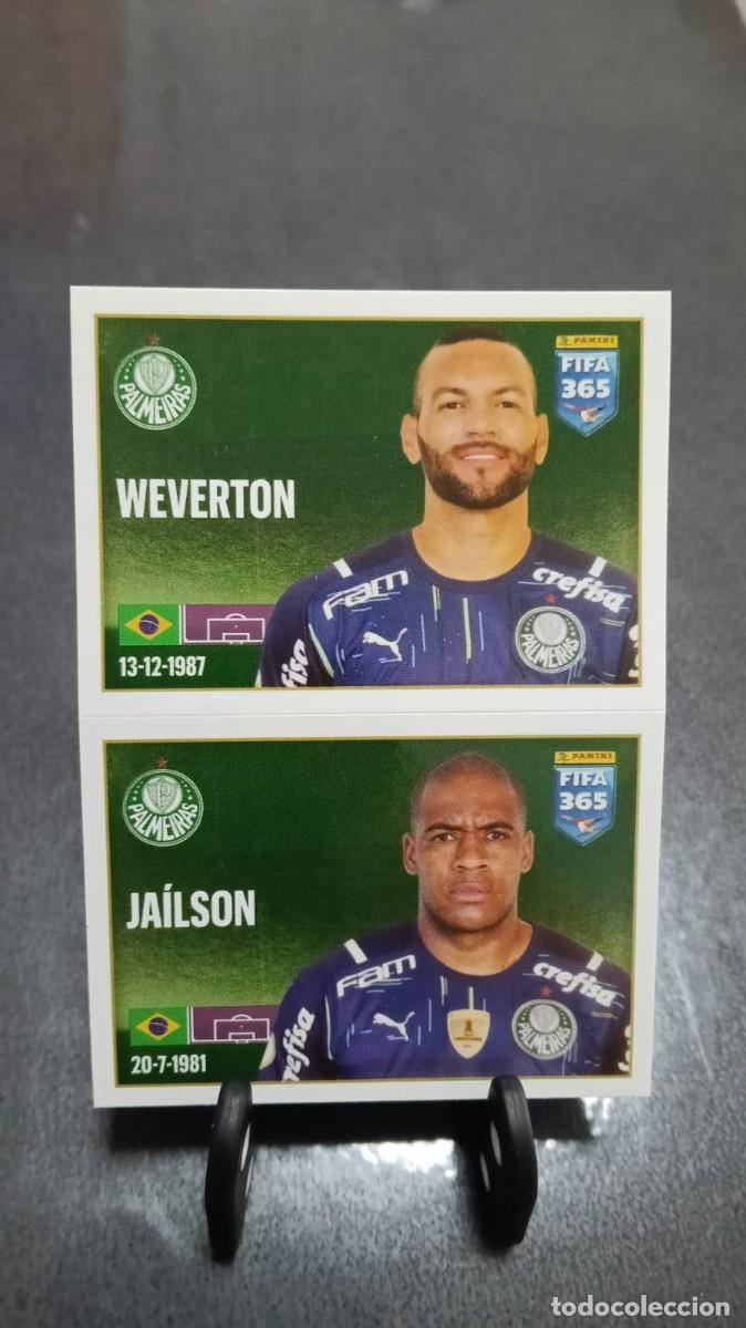 Cromos de f&uacute;tbol: Fifa 365 2021 2022 Weverton Jailson 19 Palmeiras Sin Pegar