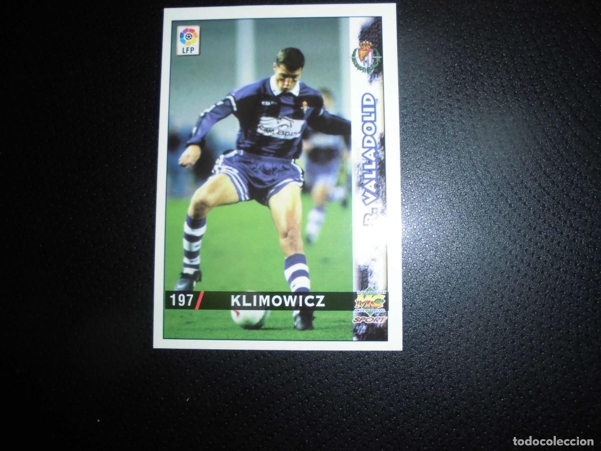 Cromos de f&uacute;tbol: MUNDICROMO - LAS FICHAS DE LA LIGA 1998 - 1999 / 98 - 99 - N&ordm; 197 - KLIMOWICZ - REAL VALLADOLID.