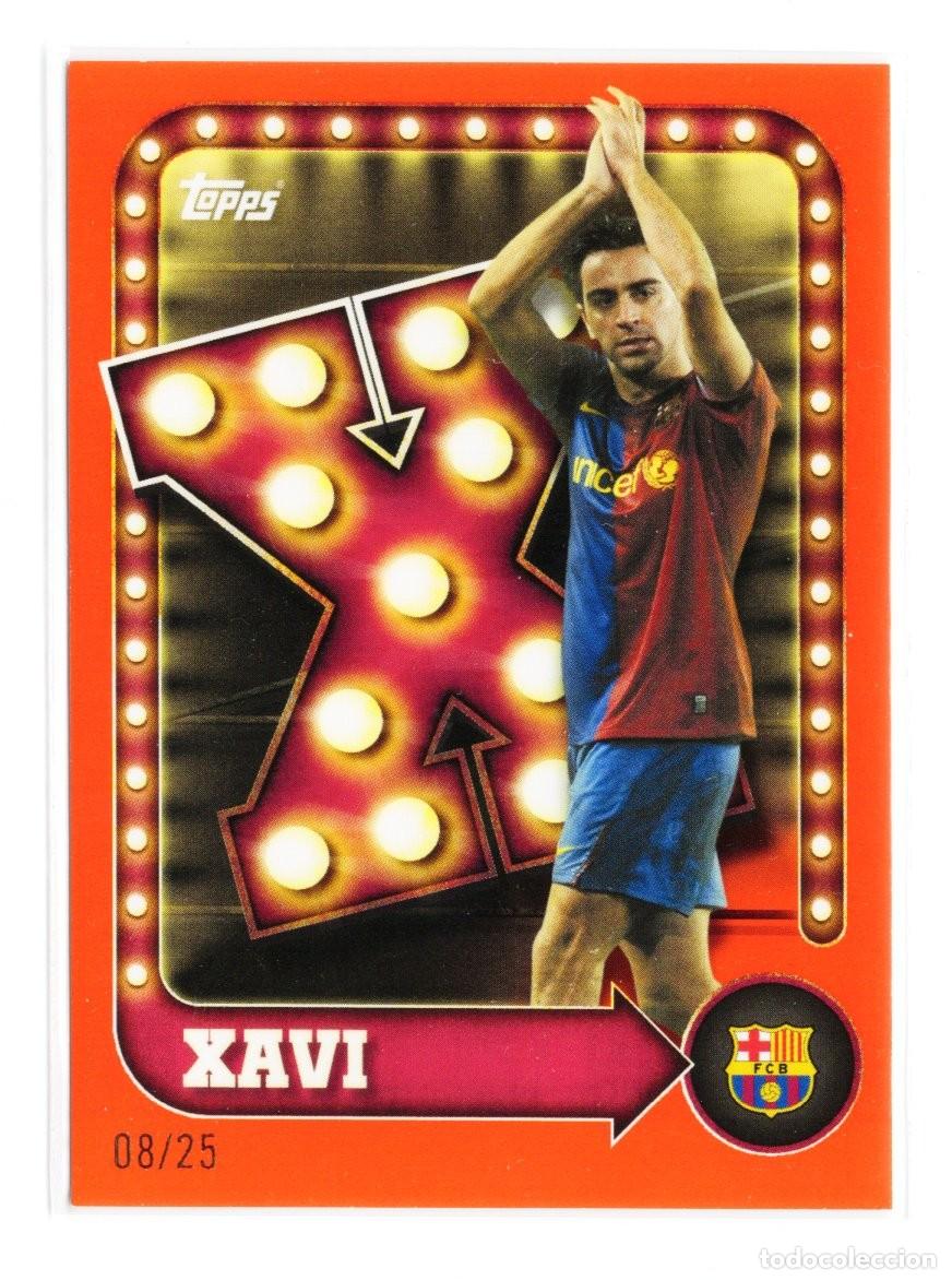 Cromos de f&uacute;tbol: Xavi Barcelona Collector Tin TOPPS 2025-26 Numerada /25