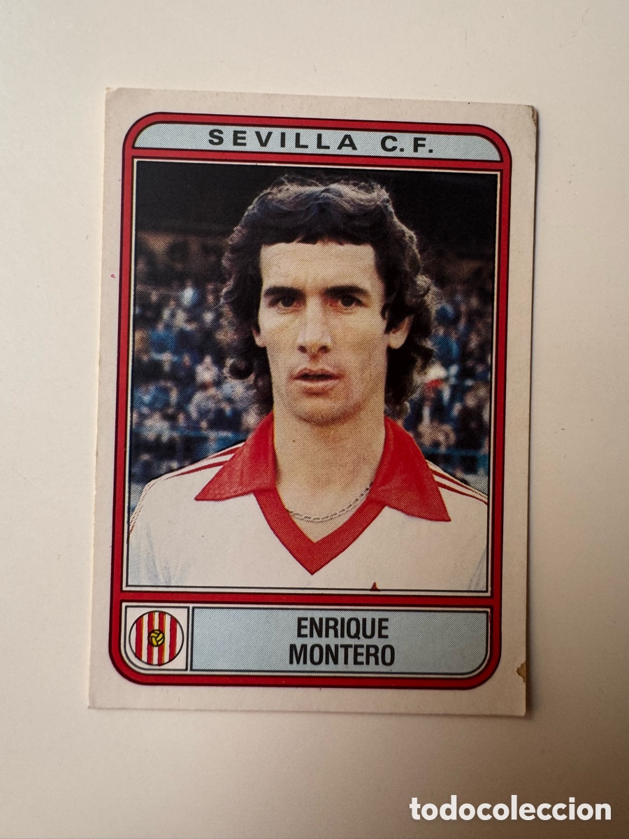 Cromos de f&uacute;tbol: Figurine Panini Futbol 81 - 82 1981 1982 Sevilla &ndash; N&ordm; 273 &ndash; ENRIQUE MONTERO