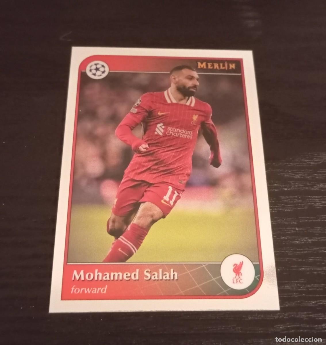 Cromos de f&uacute;tbol: -TOPPS MERLIN 24-25 : 11 MOHAMED SALAH ( LIVERPOOL )