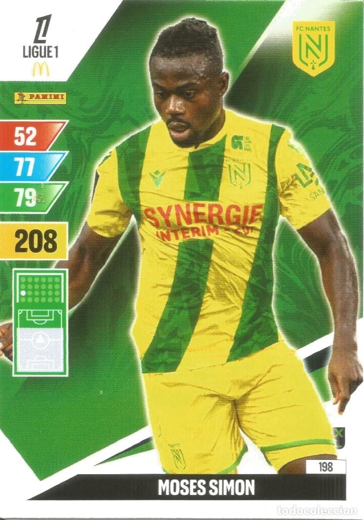Cromos de f&uacute;tbol: Carta N&uacute;mero 198 - M. Simon - FC Nantes - Ligue 1 McDonald's 2024-25 - Adrenalyn XL (Panini, 2024)