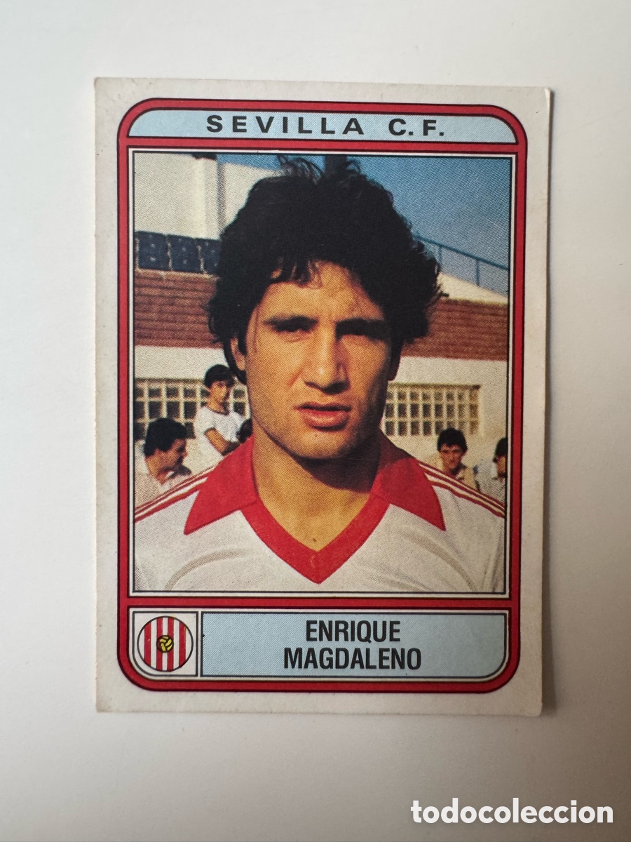 Cromos de f&uacute;tbol: Figurine Panini Futbol 81 - 82 1981 1982 Sevilla &ndash; N&ordm; 275 &ndash; ENRIQUE MAGDALENO