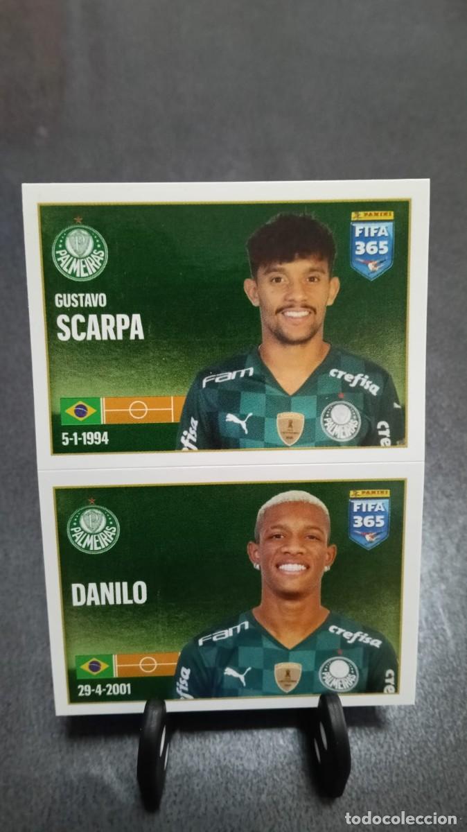 Cromos de f&uacute;tbol: Fifa 365 2021 2022 Scarpa Danilo 23 Palmeiras Sin Pegar