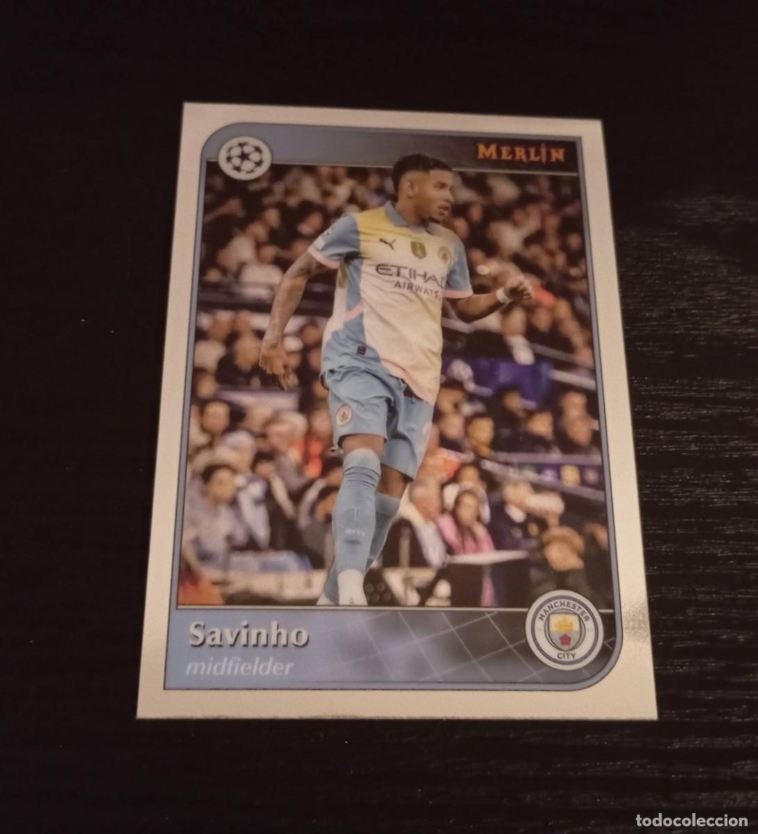 Cromos de f&uacute;tbol: -TOPPS MERLIN 24-25 : 133 SAVINHO ( MANCHESTER CITY )