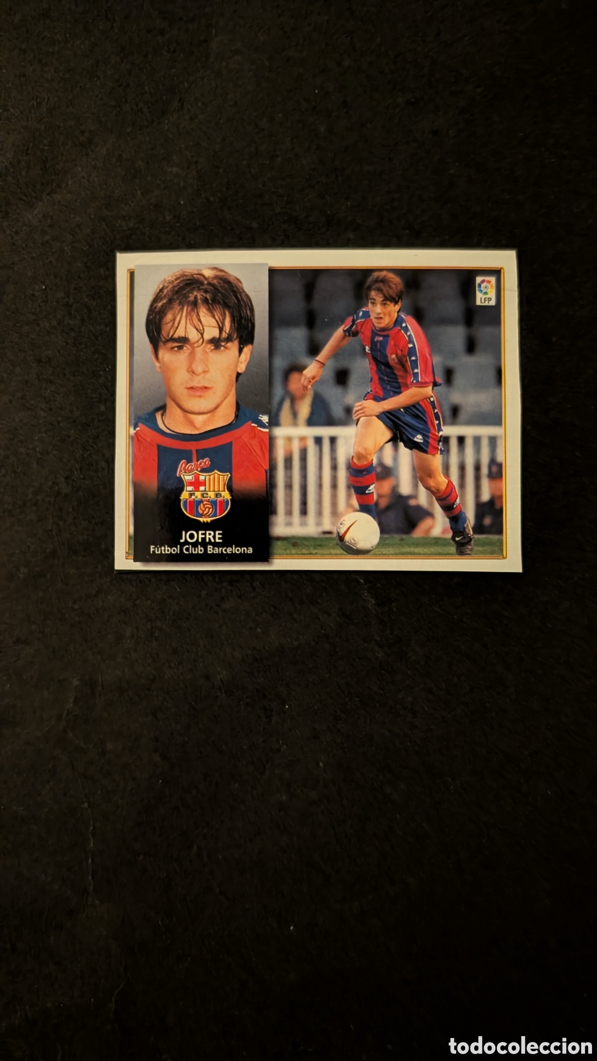 Cromos de f&uacute;tbol: JOFRE BARCELONA FICHAJE 5 LIGA ESTE 1998/99 98 99 RECORTADO