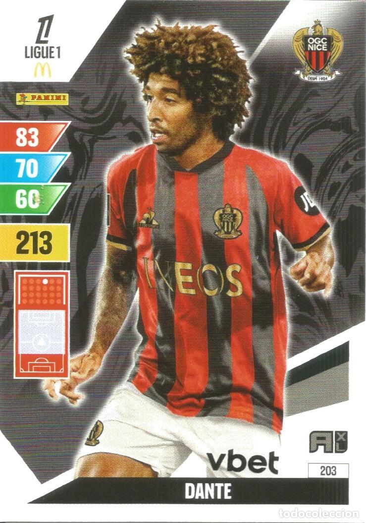 Cromos de f&uacute;tbol: Carta N&uacute;mero 203 - Dante - OGC Nice - Ligue 1 McDonald's 2024-25 - Adrenalyn XL (Panini, 2024)