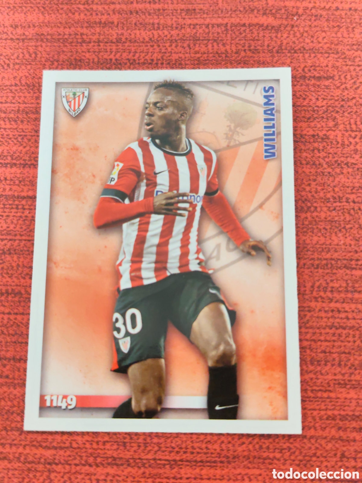 Cartes &agrave; collectionner de Football: ROOKIE 1149 WILLIAMS ATHLETIC BILBAO MUNDICROMO QUIZ GAME LIGA 2014 2015
