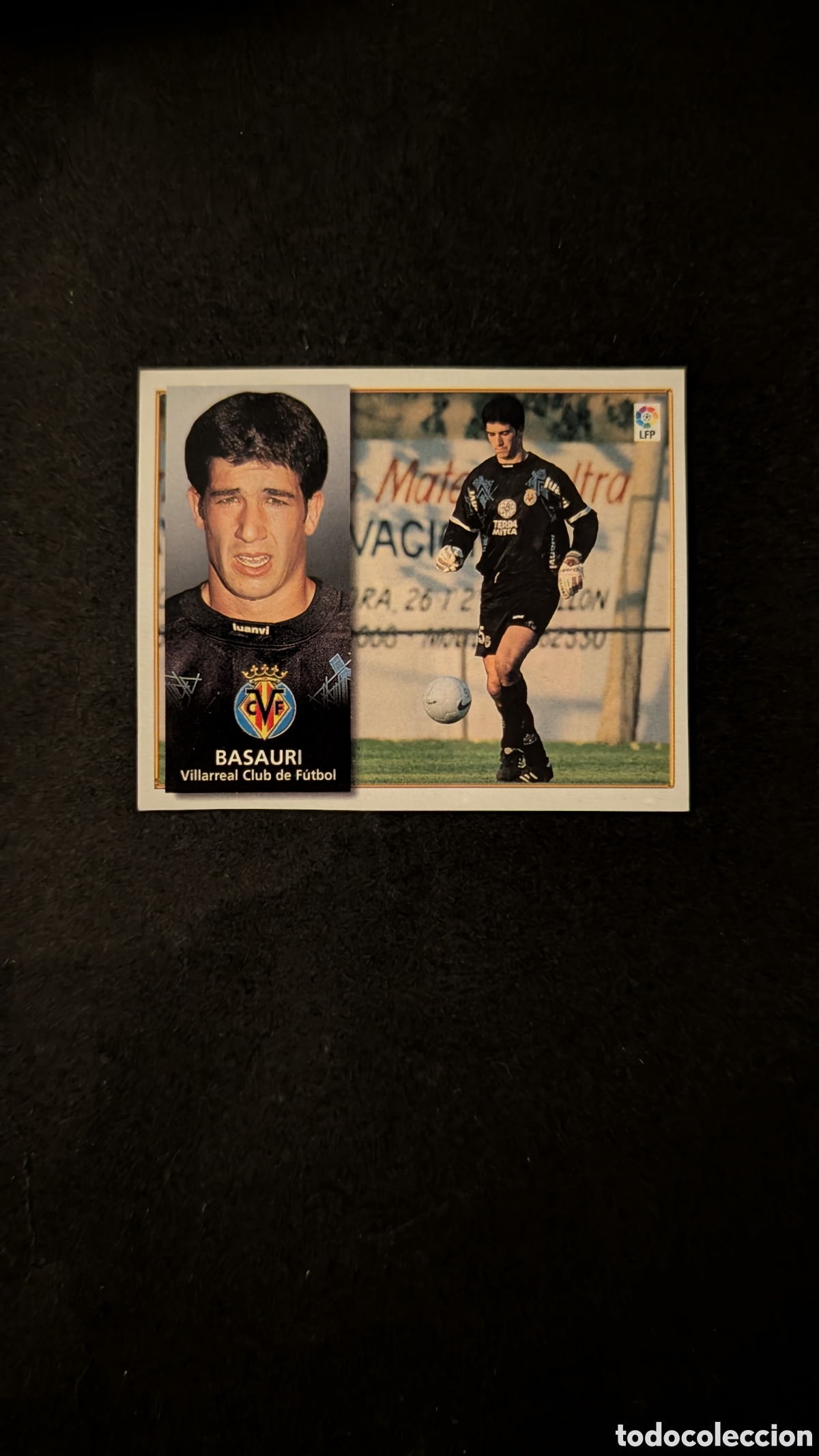 Cartes &agrave; collectionner de Football: BASAURI VILLARREAL FICHAJE 17 LIGA ESTE 1998/99 98 99 RECORTADO