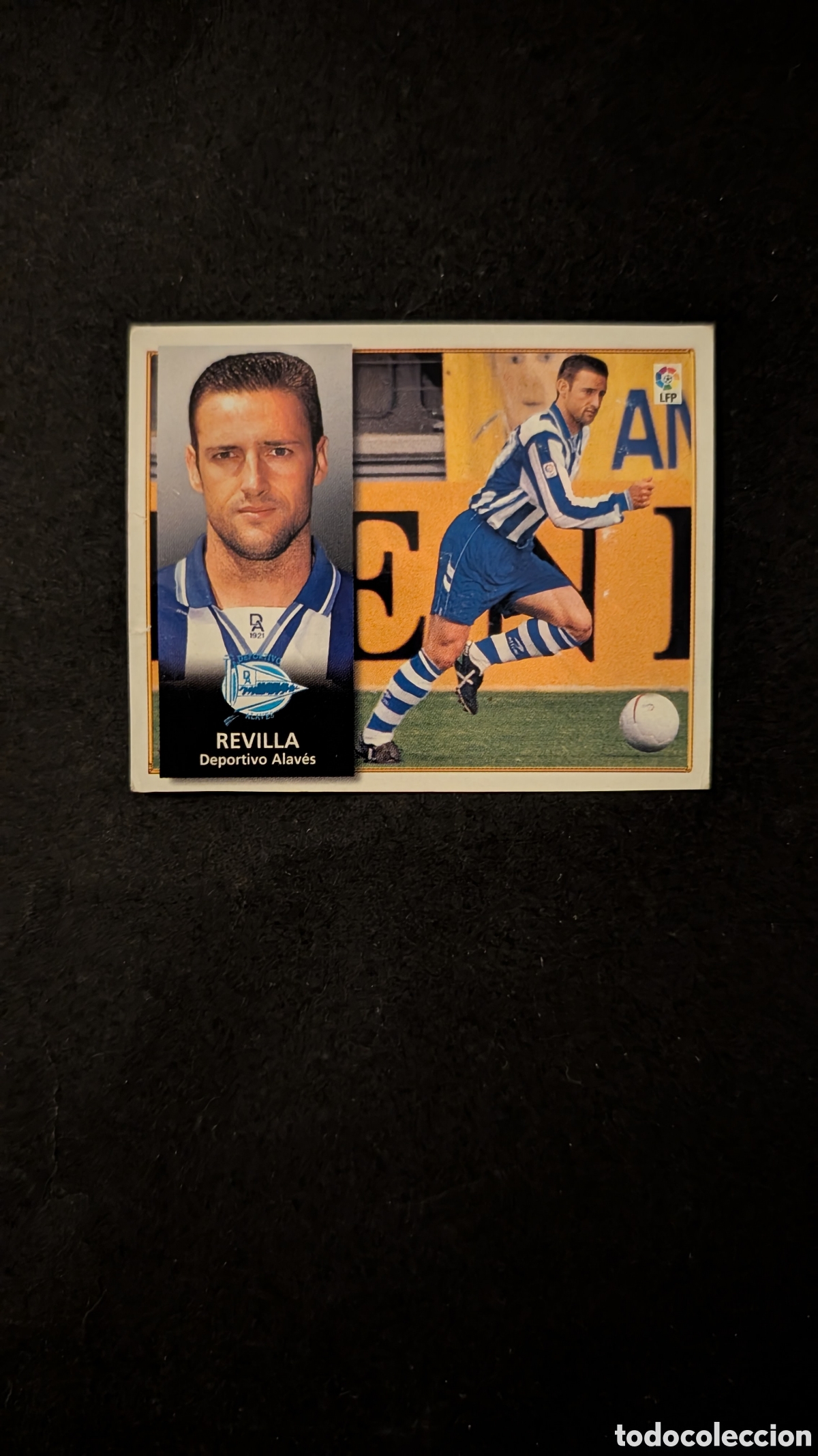 Cromos de f&uacute;tbol: REVILLA ALAVES FICHAJE 20 LIGA ESTE 1998/99 98 99 RECORTADO