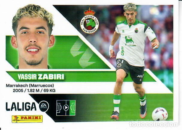 Cromos de f&uacute;tbol: CROMO PANINI LIGA ESTE 26 27 - COLOCA N&ordm; 15 BIS - ZABIRI - RACING DE SANTANDER - 3&ordf; EDICI&Oacute;N
