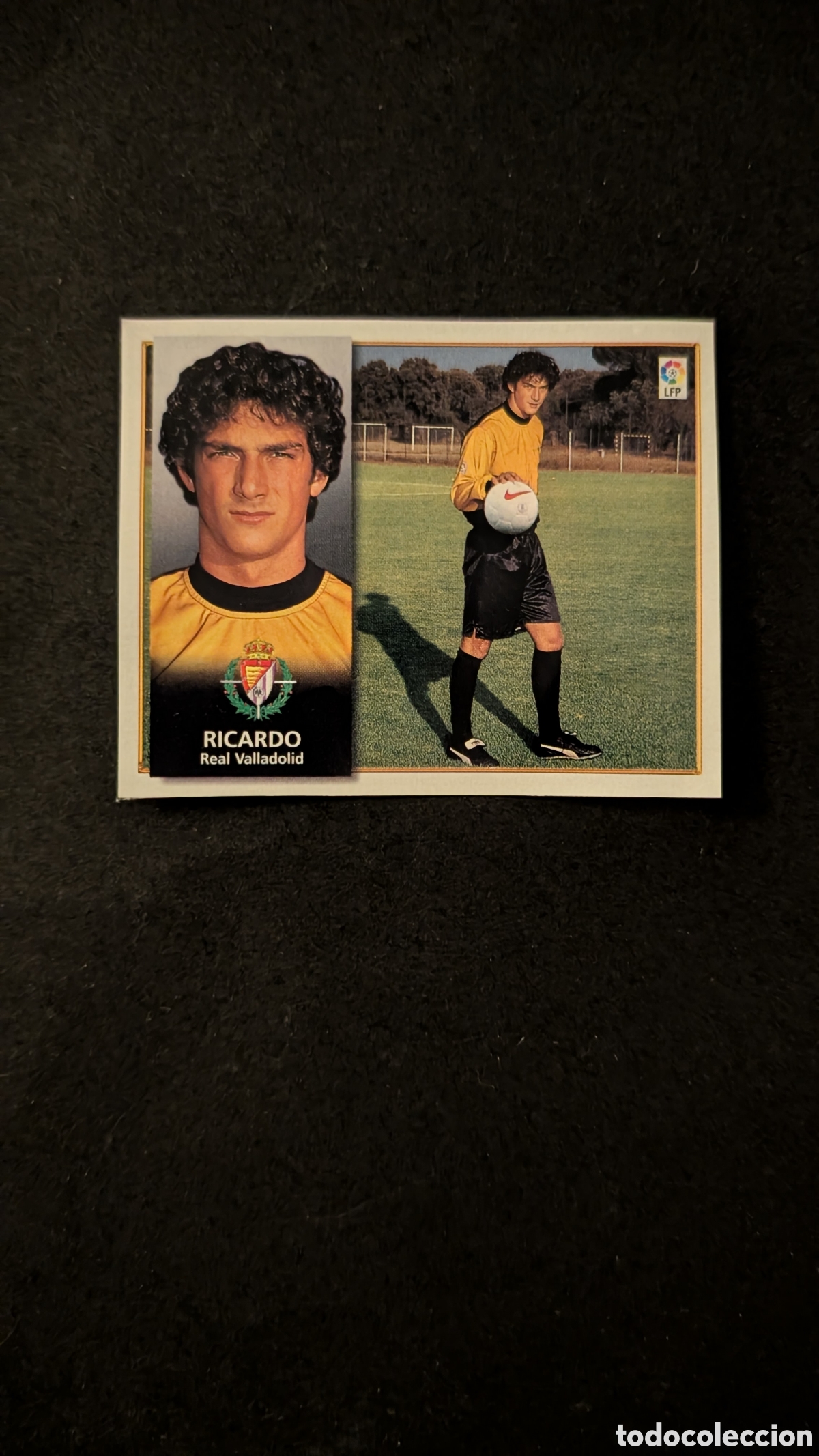 Cromos de f&uacute;tbol: RICARDO VALLADOLID FICHAJE 21 LIGA ESTE 1998/99 98 99 RECORTADO