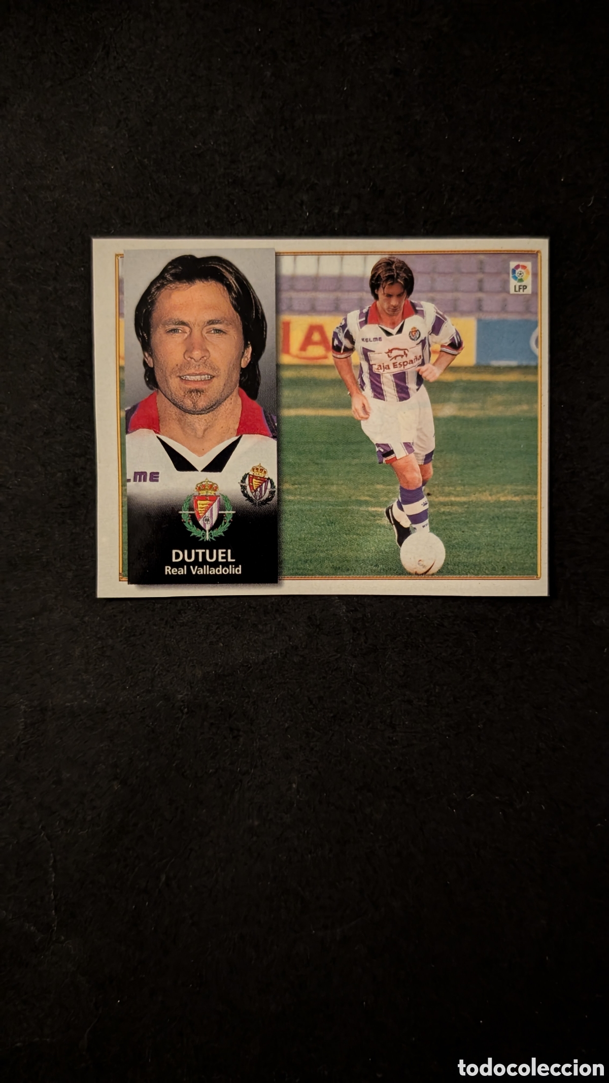 Cromos de f&uacute;tbol: DUTUEL VALLADOLID FICHAJE 27 LIGA ESTE 1998/99 98 99 RECORTADO