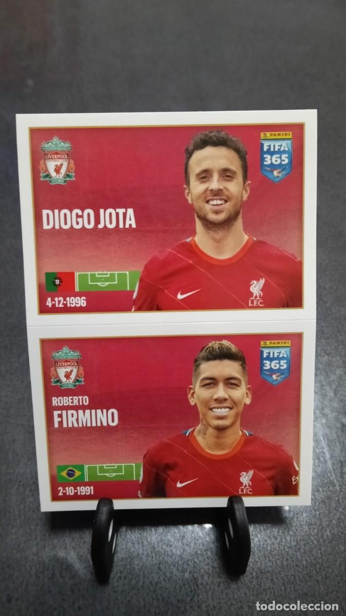 Cromos de f&uacute;tbol: Fifa 365 2021 2022 Diogo Jota Firmino 57 Liverpool Sin Pegar