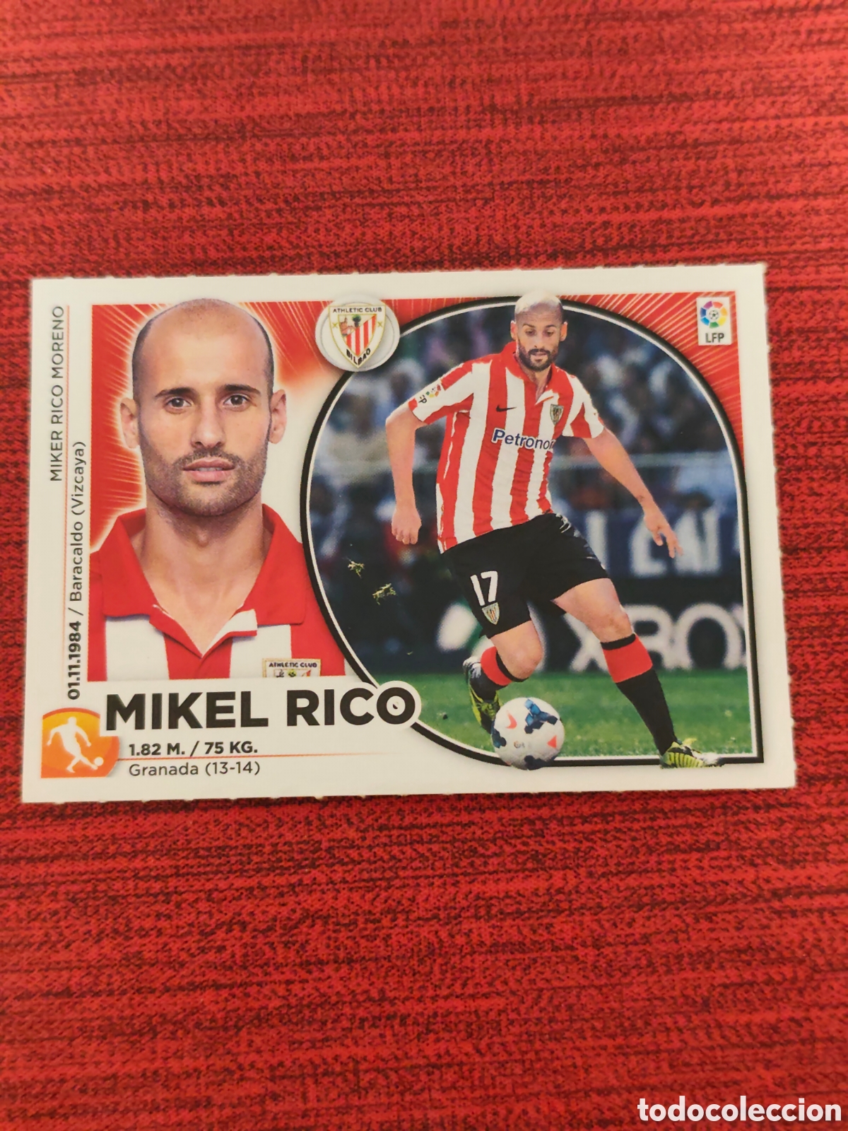 Cromos de f&uacute;tbol: ERROR 11 MIKEL RICO EDICIONES ESTE 2014 2015 - Foto 1