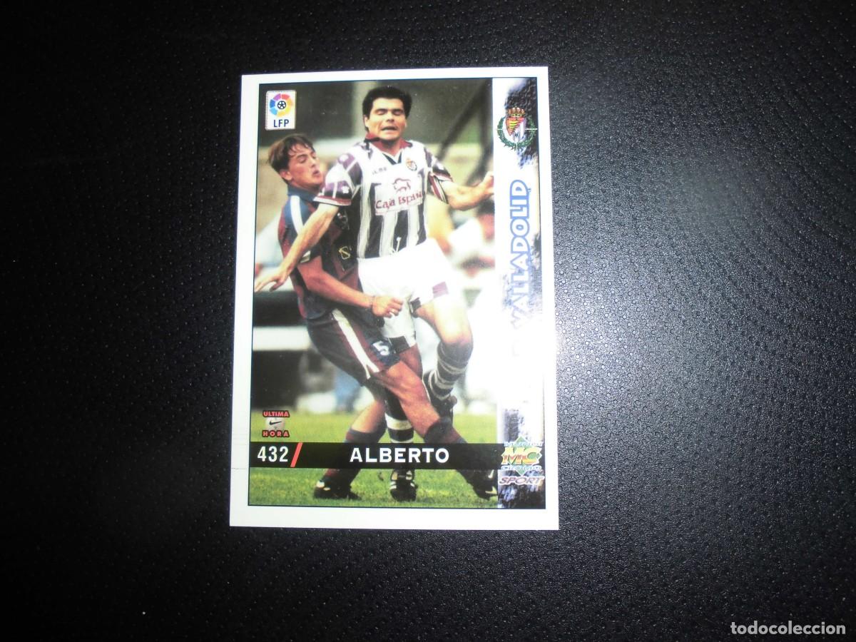 Cromos de f&uacute;tbol: MUNDICROMO - LAS FICHAS DE LA LIGA 1998 - 1999 / 98 - 99 - N&ordm; 432 (U.H) - ALBERTO - REAL VALLADOLID.