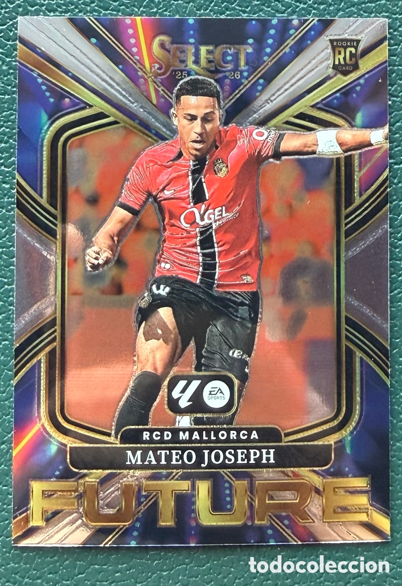 Cromos de f&uacute;tbol: 4 MATEO JOSEPH FUTURE RCD MALLORCA FICHAS ALBUM PANINI SELECT LA LIGA 2024 2025 24 25