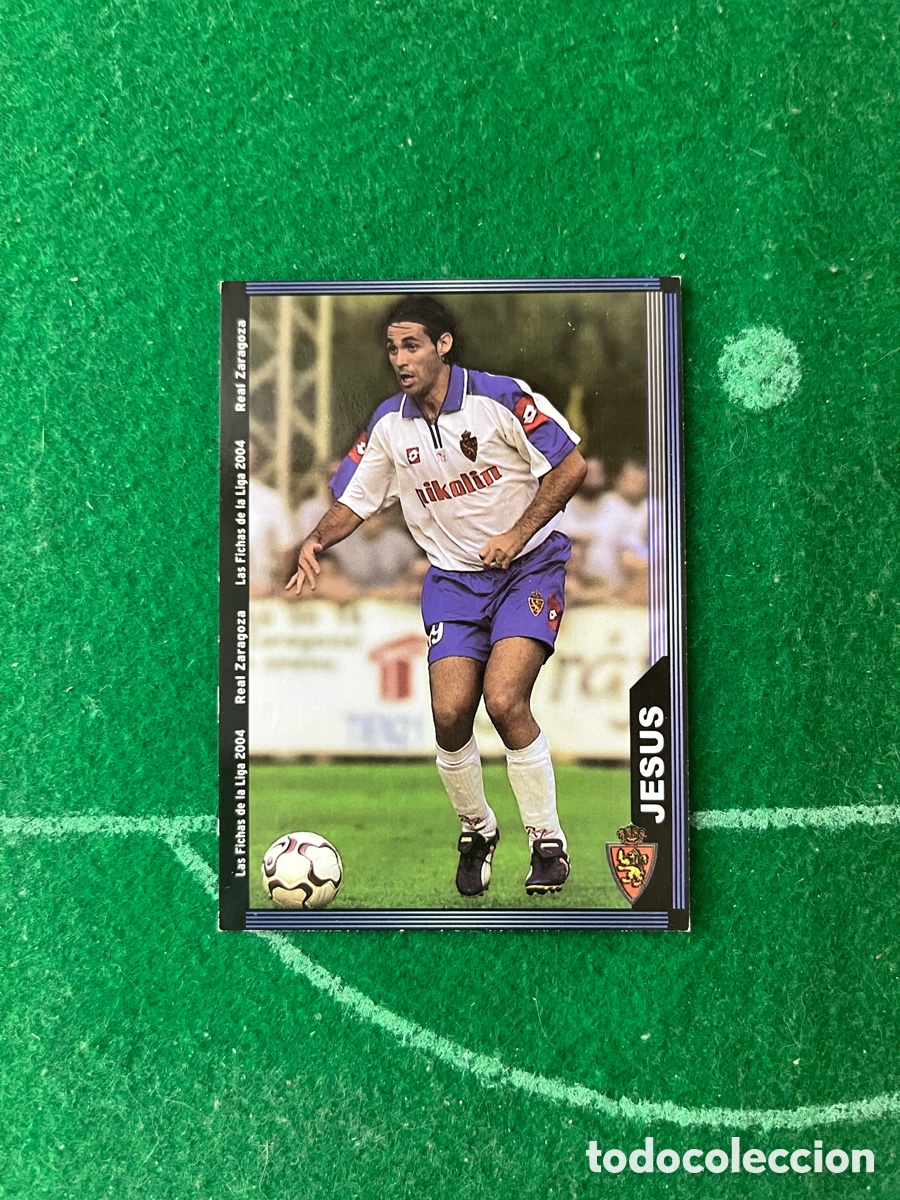 Cromos de f&uacute;tbol: 503 JES&Uacute;S REAL ZARAGOZA LAS FICHAS DE LA LIGA 2003 2004 MUNDICROMO