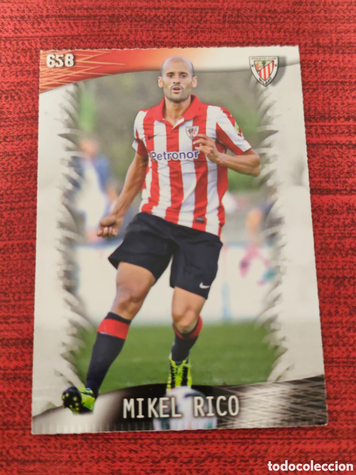 Cromos de f&uacute;tbol: 658 MIKEL RICO ATHLETIC BILBAO MUNDICROMO QUIZ GAME 2013 2014