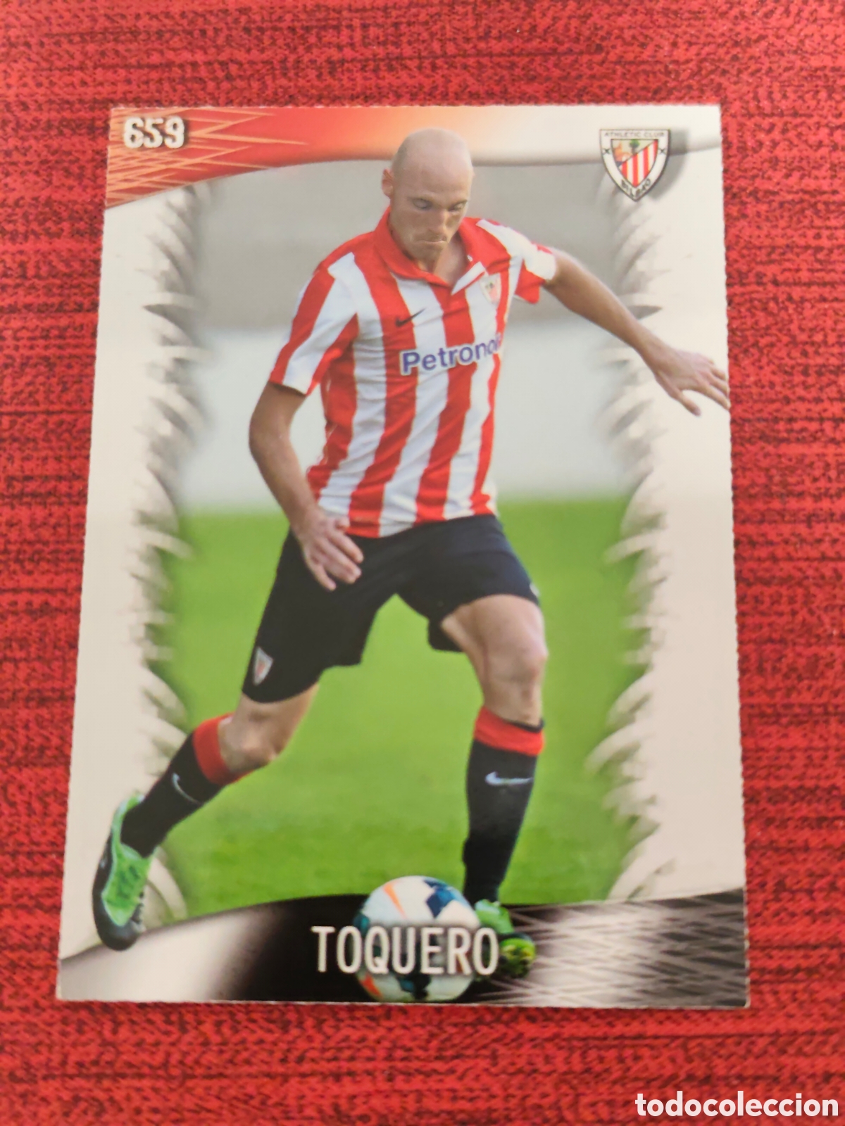 Cromos de f&uacute;tbol: 659 TOQUERO ATHLETIC BILBAO MUNDICROMO QUIZ GAME 2013 2014