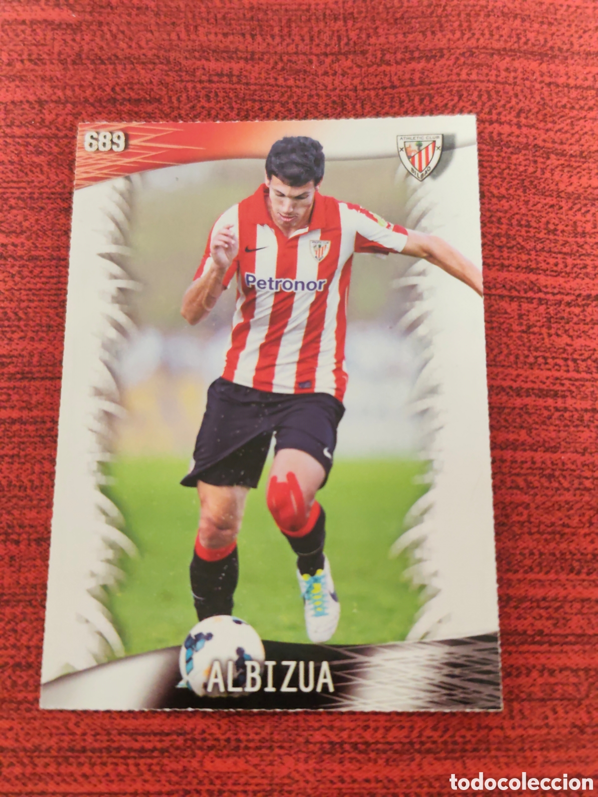 Cromos de f&uacute;tbol: 689 ALBIZUA ATHLETIC BILBAO MUNDICROMO QUIZ GAME 2013 2014