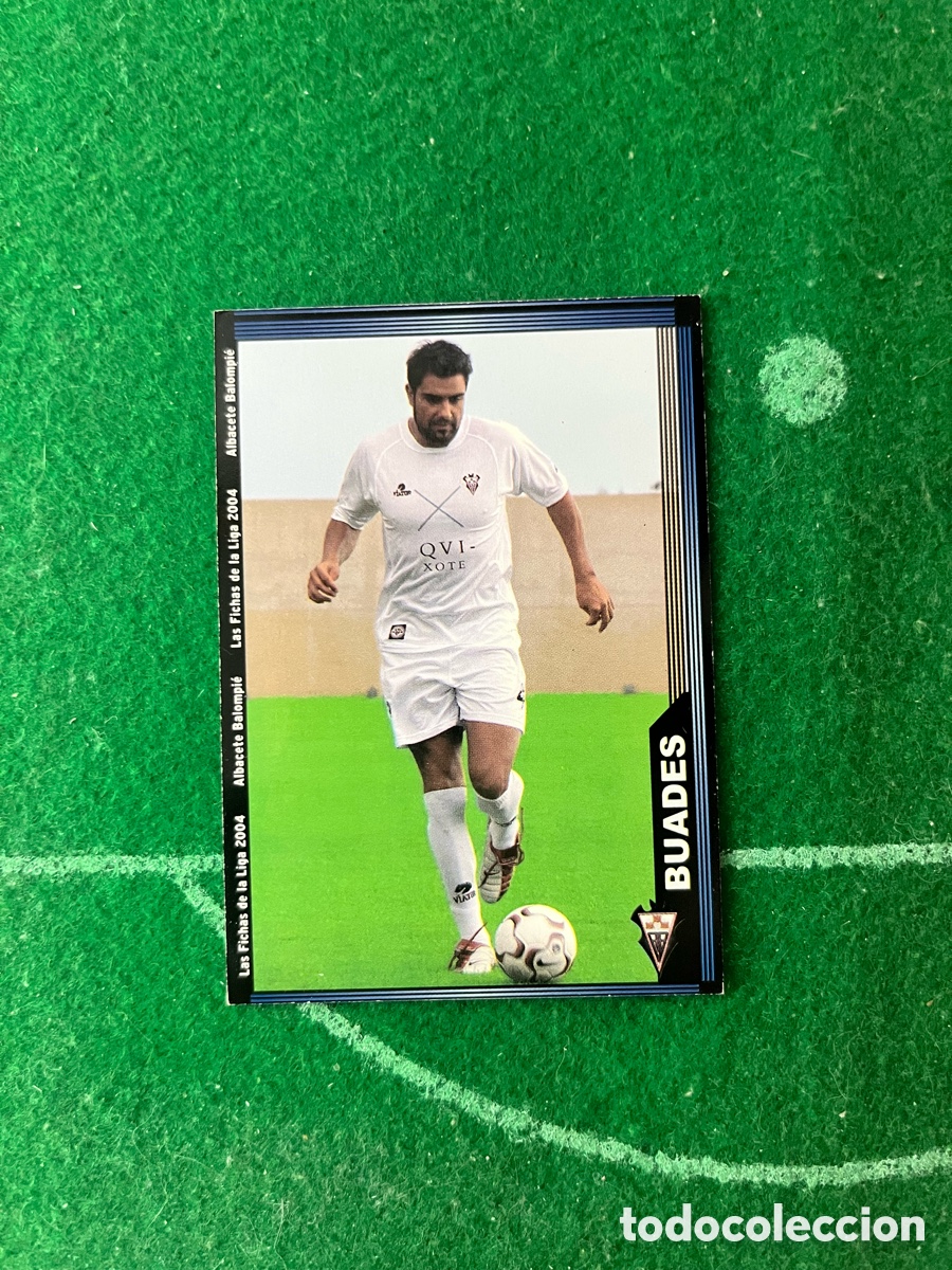 Cromos de f&uacute;tbol: 519 BUADES ALBACETE LAS FICHAS DE LA LIGA 2003 2004 MUNDICROMO