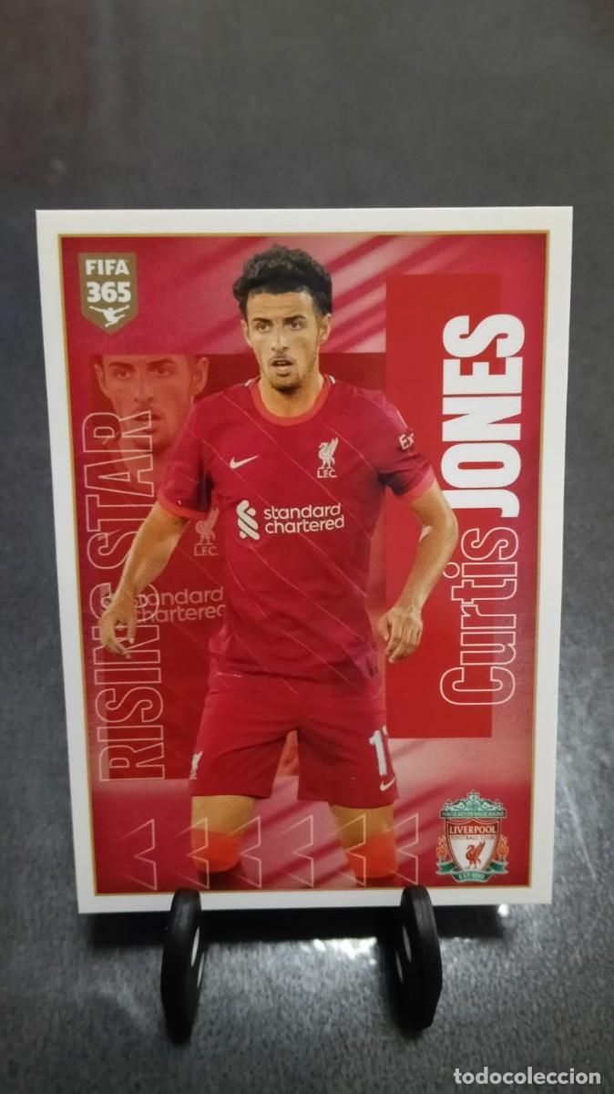 Cromos de f&uacute;tbol: Fifa 365 2021 2022 Curtis Jones 61 Liverpool Sin Pegar