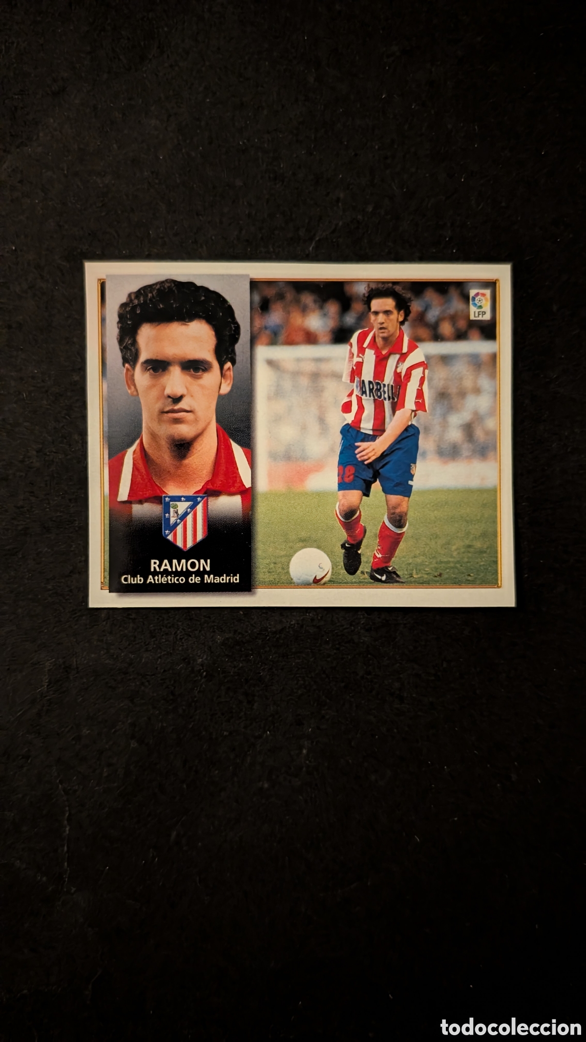 Cromos de f&uacute;tbol: RAMON ATL&Eacute;TICO MADRID COLOCA LIGA ESTE 1998/99 98 99 RECORTADO