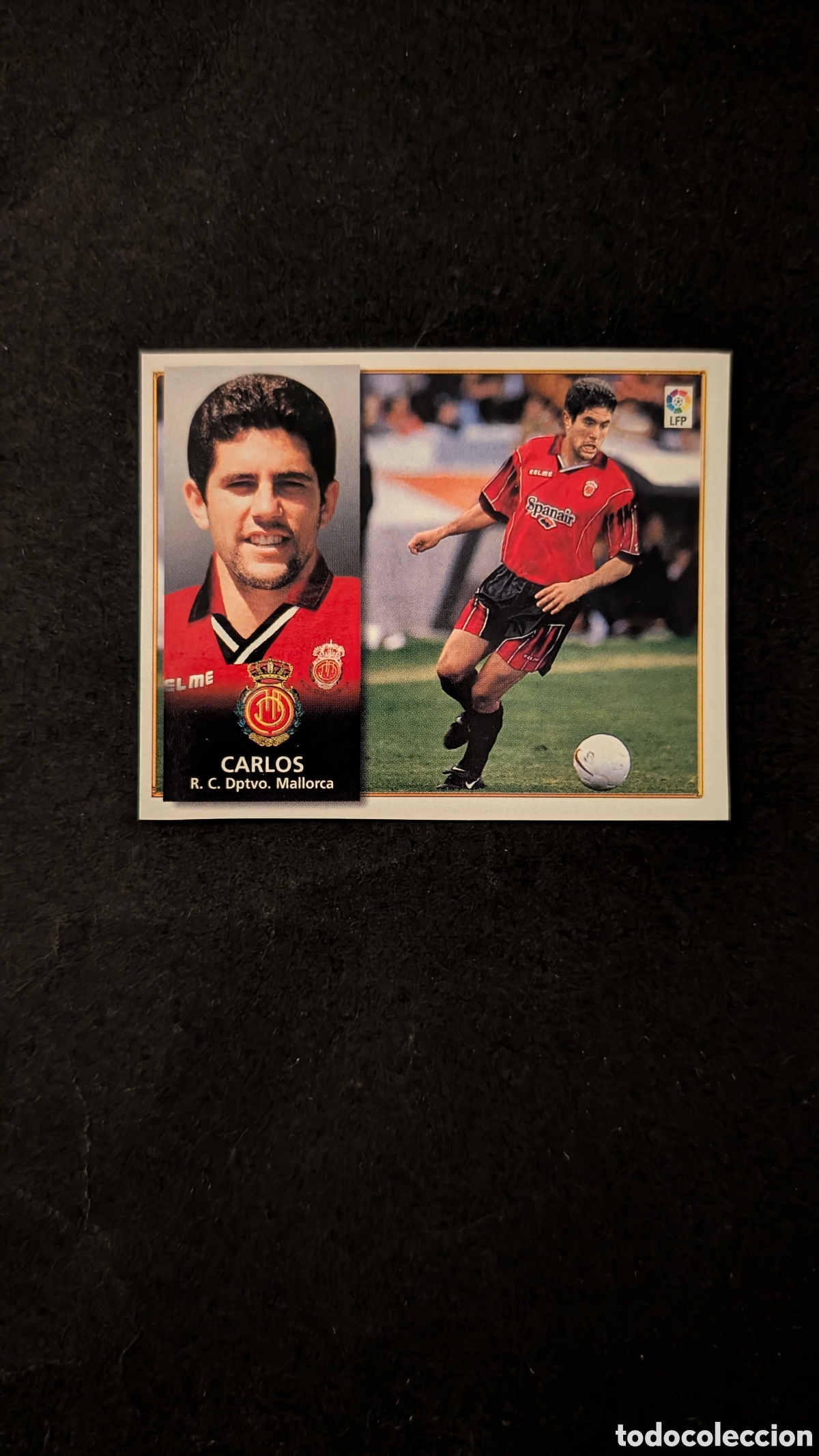 Cromos de f&uacute;tbol: CARLOS MALLORCA COLOCA LIGA ESTE 1998/99 98 99 RECORTADO