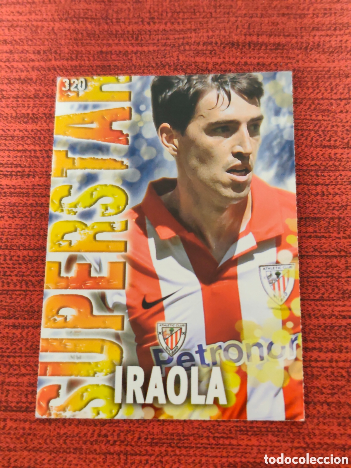 Cromos de f&uacute;tbol: 320 IRAOLA ATHLETIC BILBAO SUPERSTAR MATE MUNDICROMO QUIZ GAME 2013 2014