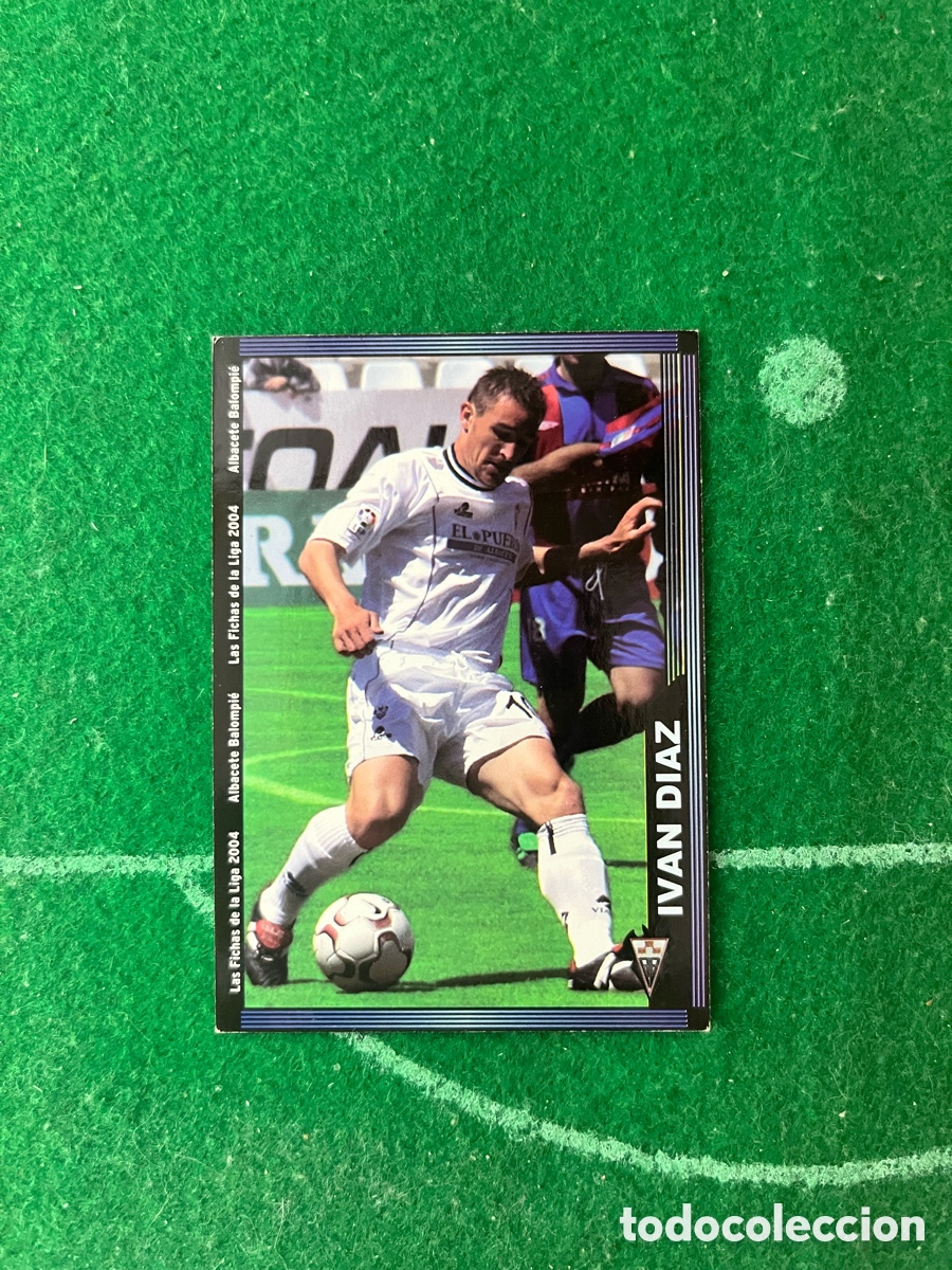 Cromos de f&uacute;tbol: 526 IV&Aacute;N D&Iacute;AZ ALBACETE LAS FICHAS DE LA LIGA 2003 2004 MUNDICROMO