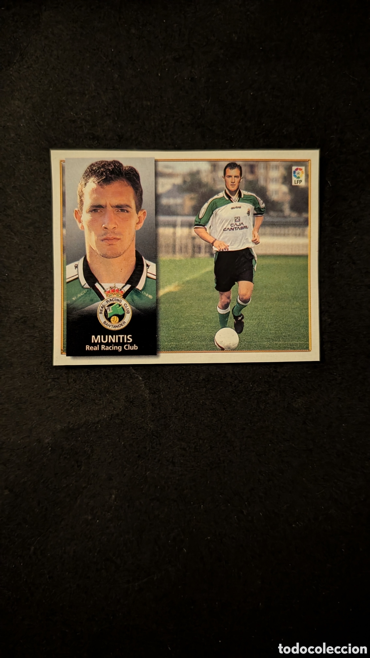 Cromos de f&uacute;tbol: MUNITIS RACING SANTANDER COLOCA LIGA ESTE 1998/99 98 99 RECORTADO