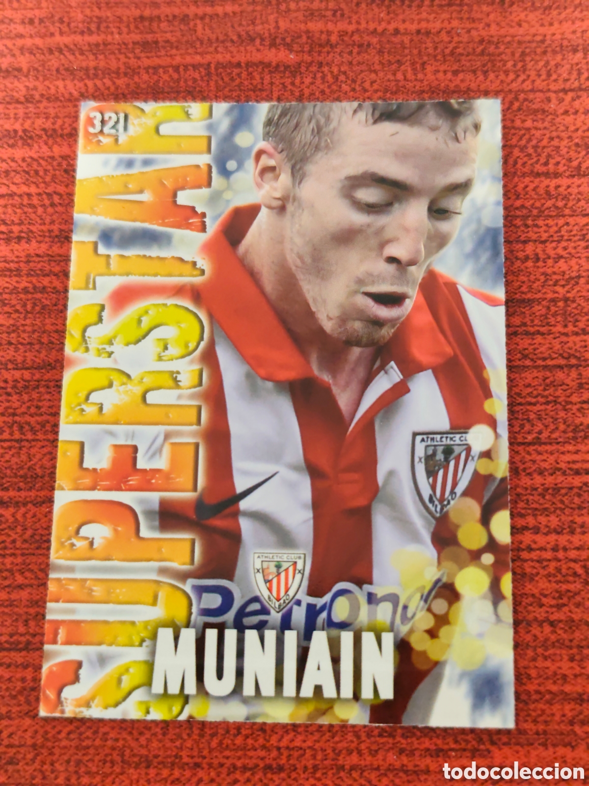 Cromos de f&uacute;tbol: 321 MUNIAIN ATHLETIC BILBAO SUPERSTAR MATE MUNDICROMO QUIZ GAME 2013 2014