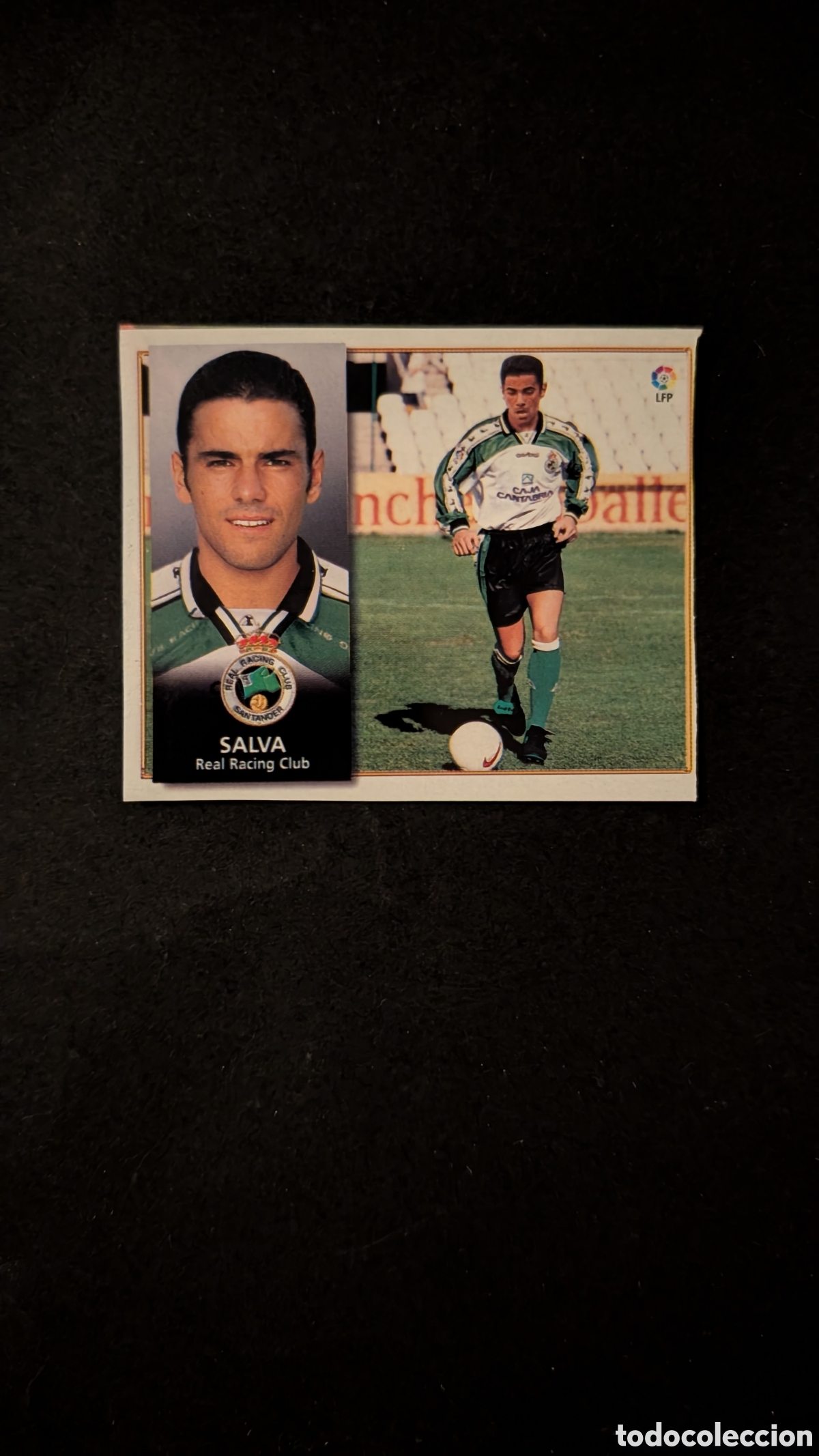 Cromos de f&uacute;tbol: SALVA RACING SANTANDER COLOCA LIGA ESTE 1998/99 98 99 RECORTADO