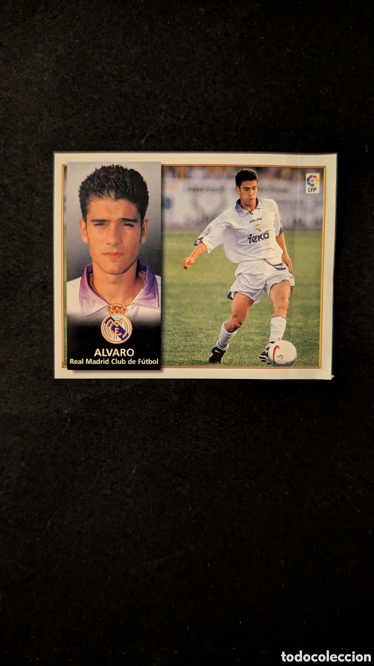 Cromos de f&uacute;tbol: ALVARO REAL MADRID COLOCA LIGA ESTE 1998/99 98 99 VENTANILLA