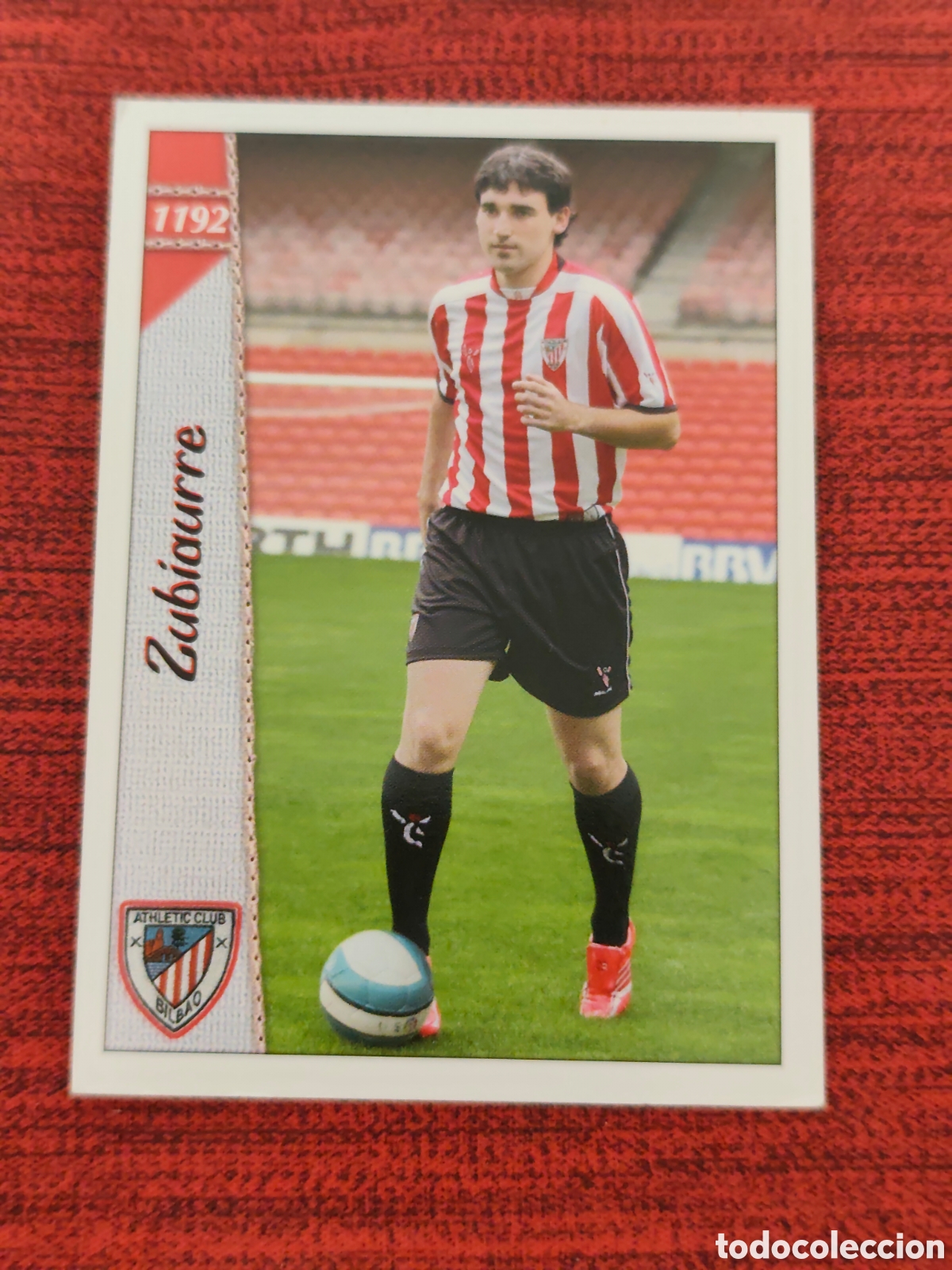 Cromos de f&uacute;tbol: 1192 ZUBIAURRE ATHLETIC BILBAO MUNDICROMO LIGA 2006 2007