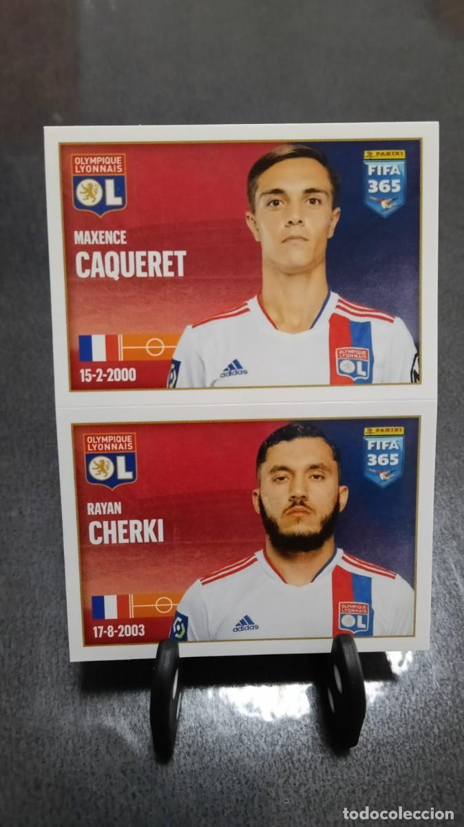 Cromos de f&uacute;tbol: Fifa 365 2021 2022 Caqueret Cherki 160 Olympique De Lyon Sin Pegar