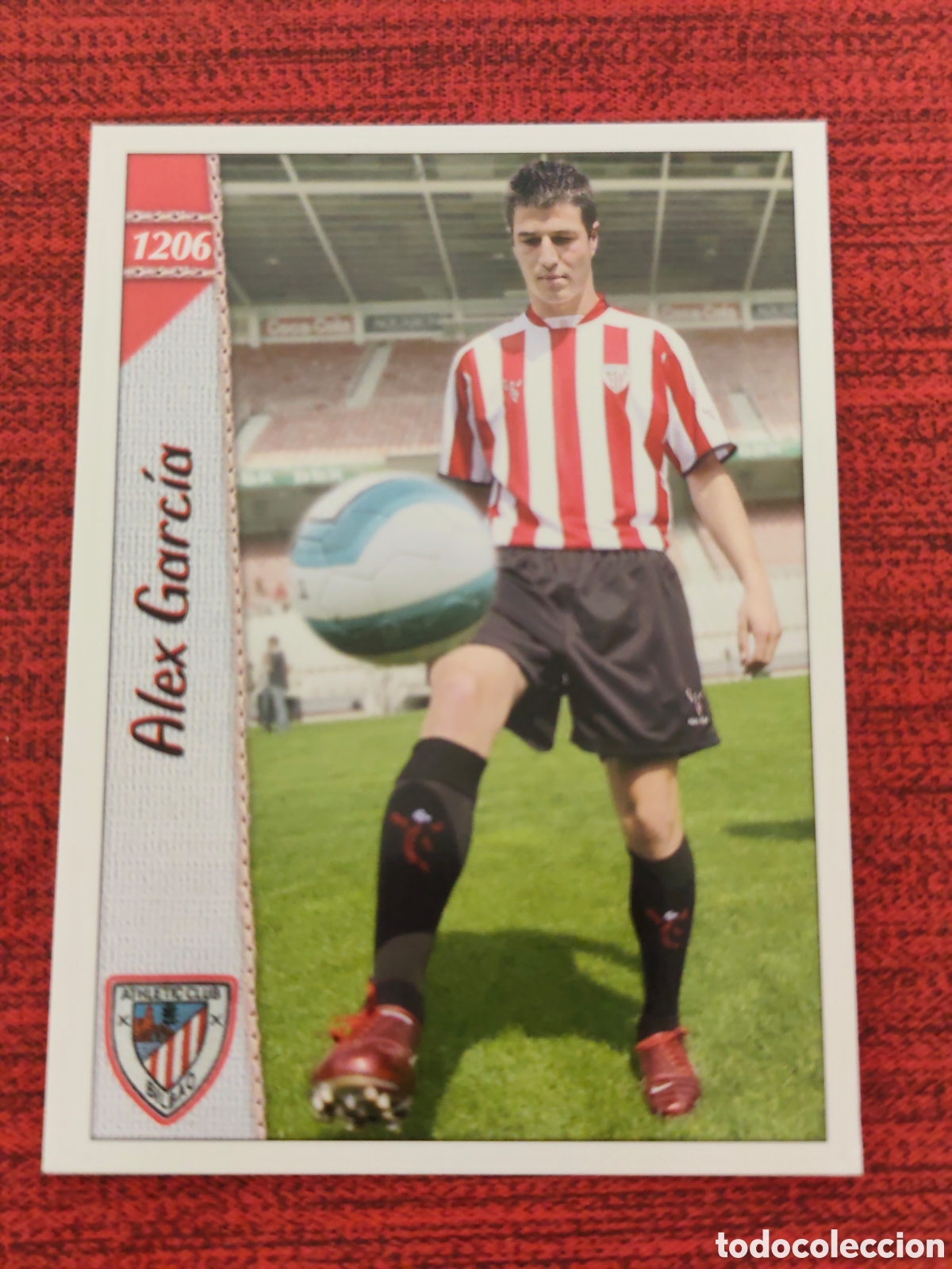 Cromos de f&uacute;tbol: 1206 &Aacute;LEX GARC&Iacute;A ATHLETIC BILBAO MUNDICROMO LIGA 2006 2007