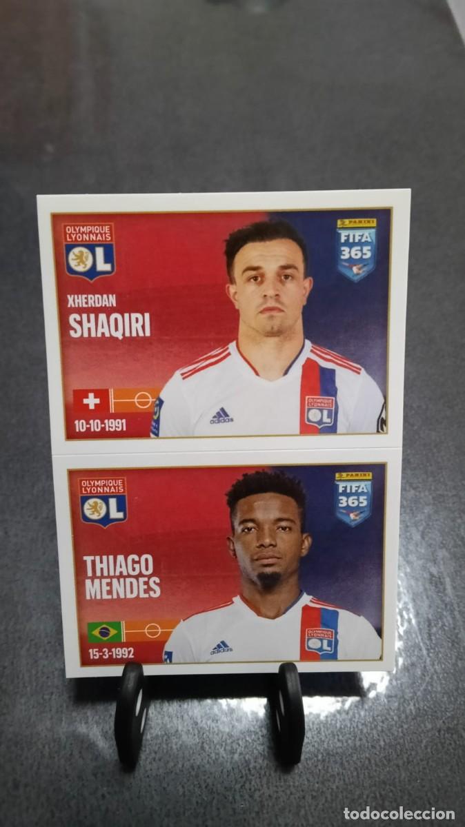 Cromos de f&uacute;tbol: Fifa 365 2021 2022 Shaqiri Thiago Mendes 158 Olympique De Lyon Sin Pegar