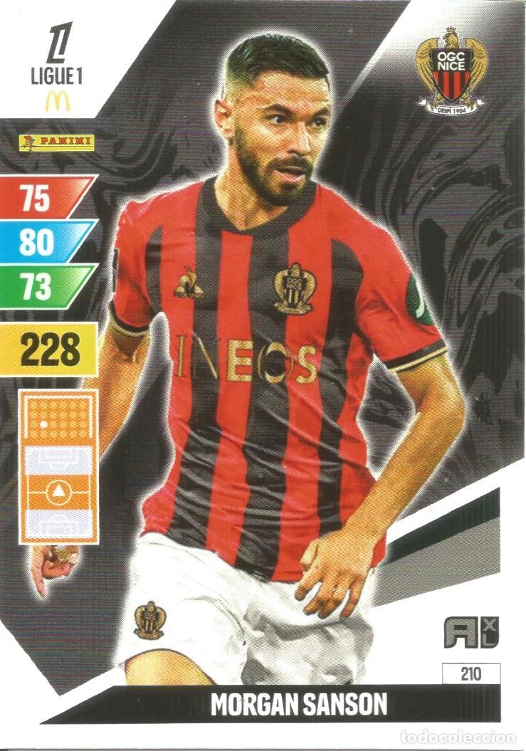 Cromos de f&uacute;tbol: Carta N&uacute;mero 210 - M. Sanson - OGC Nice - Ligue 1 McDonald's 2024-25 - Adrenalyn XL (Panini, 2024)