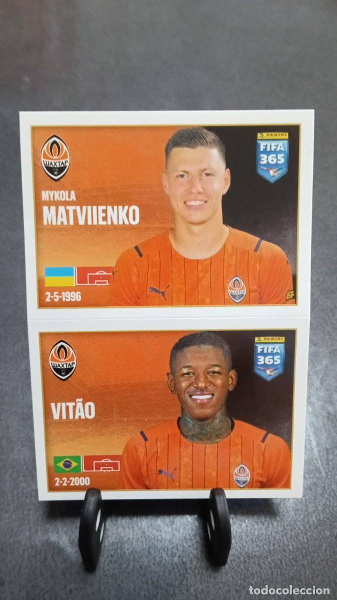 Cromos de f&uacute;tbol: Fifa 365 2021 2022 Matviienko Vitao 323 Shakhtar Donetsk Sin Pegar