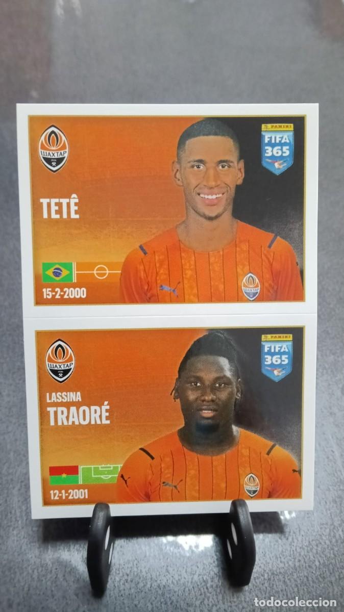Cromos de f&uacute;tbol: Fifa 365 2021 2022 Tete Traore 328 Shakhtar Donetsk Sin Pegar